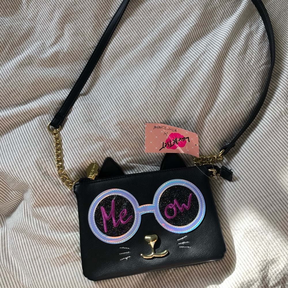 Betsy Johnson Cat Purse